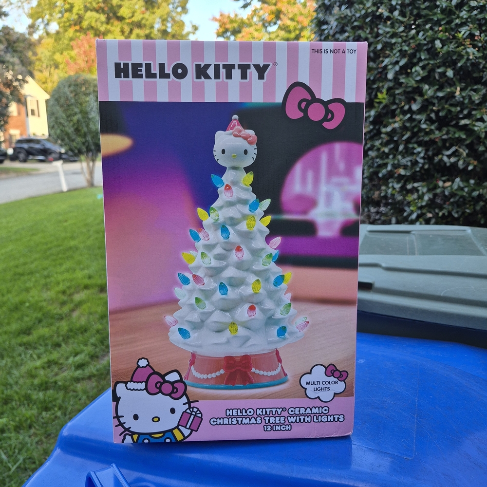 The Larger Hello Kitty Ceramic Tree with Lights